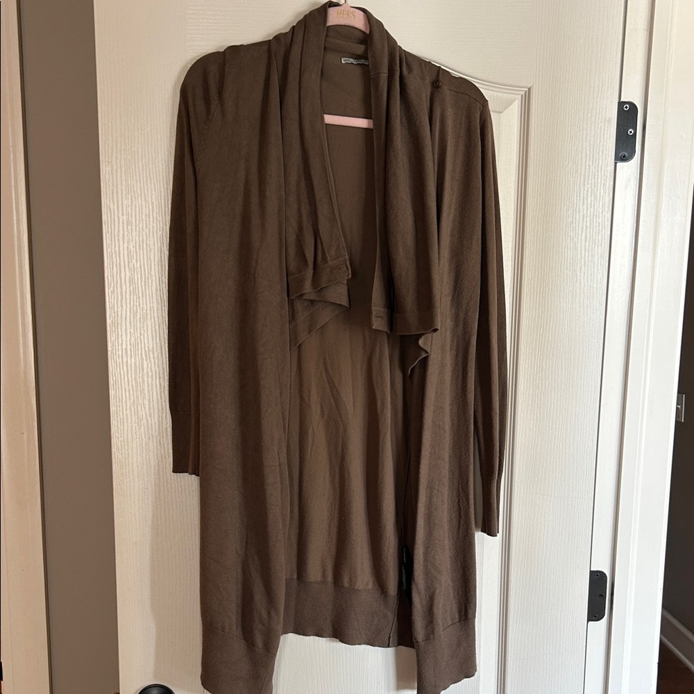 Zara Brown Cardigan Sweater